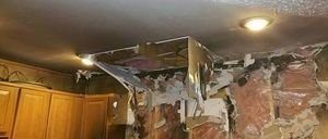 Water Damage Fire Damage Restoration Of Ceiling