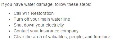 Sewage Backup Cleanup Hanover